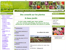Tablet Screenshot of conseils-jardins-plantes.com